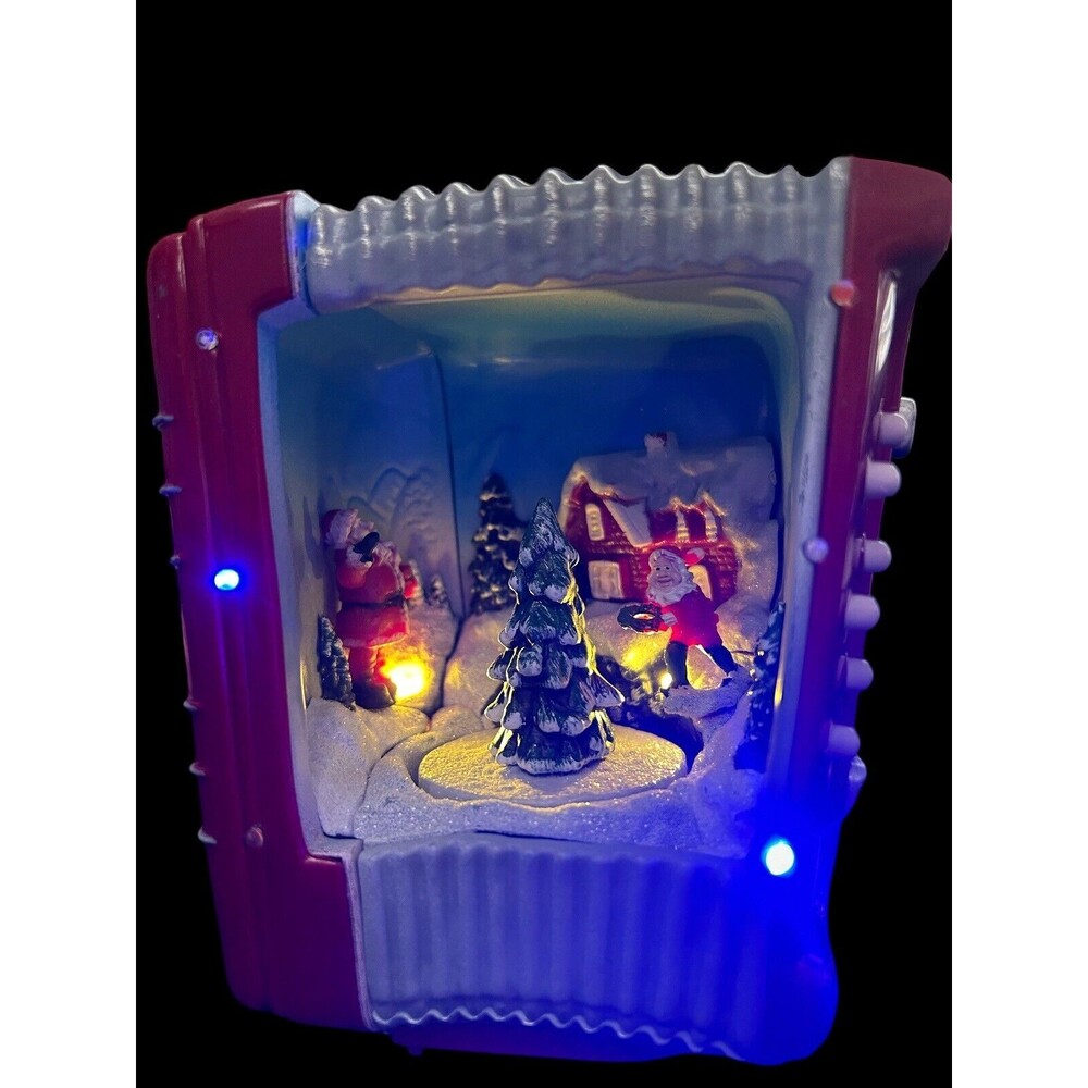 Pan Asian Creation Limited Lighted Animated Musical Accordion Plays 3 Songs